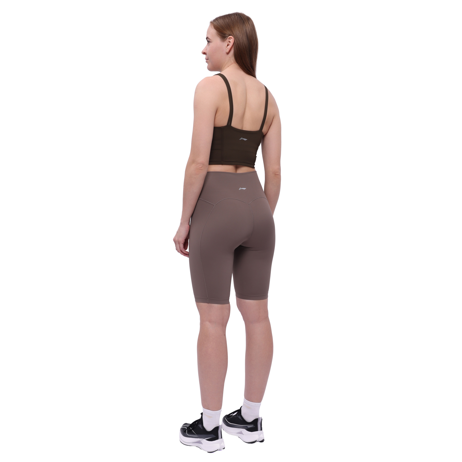 ANBV002-1 Велосипедки Yoga коричневый